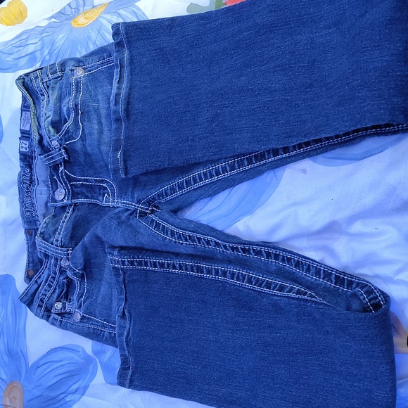 MISS ME Jeans Embellished Bootcut Zebra Rhinestone Boot Cut Denim Y2K Low Rise - Picture 1 of 6
